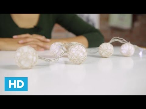 Ideia Fantástica! Luzes de Natal com Bolas de Ping-Pong