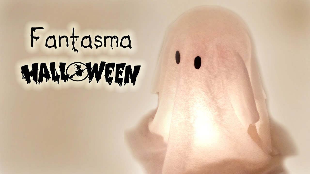 Decoração Halloween: Fantasma Fácil de Fazer!