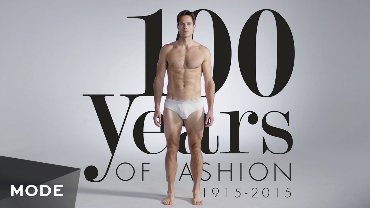 A moda masculina dos últimos 100 anos num vídeo de 3 minutos